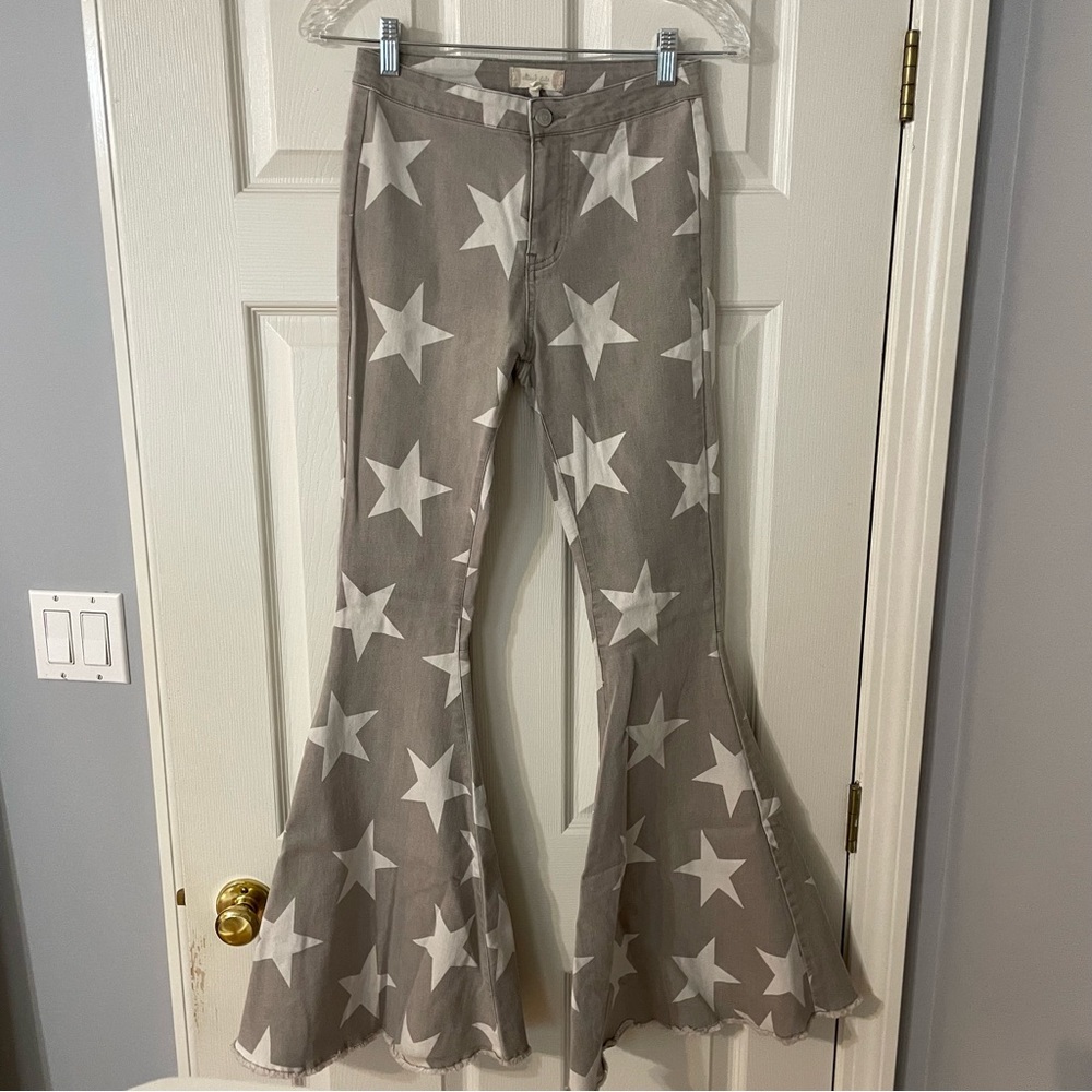 Altar’d State star bell bottom flare jeans